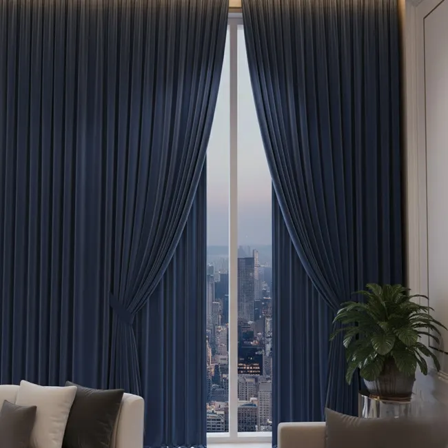 Wave Style Blackout Curtains